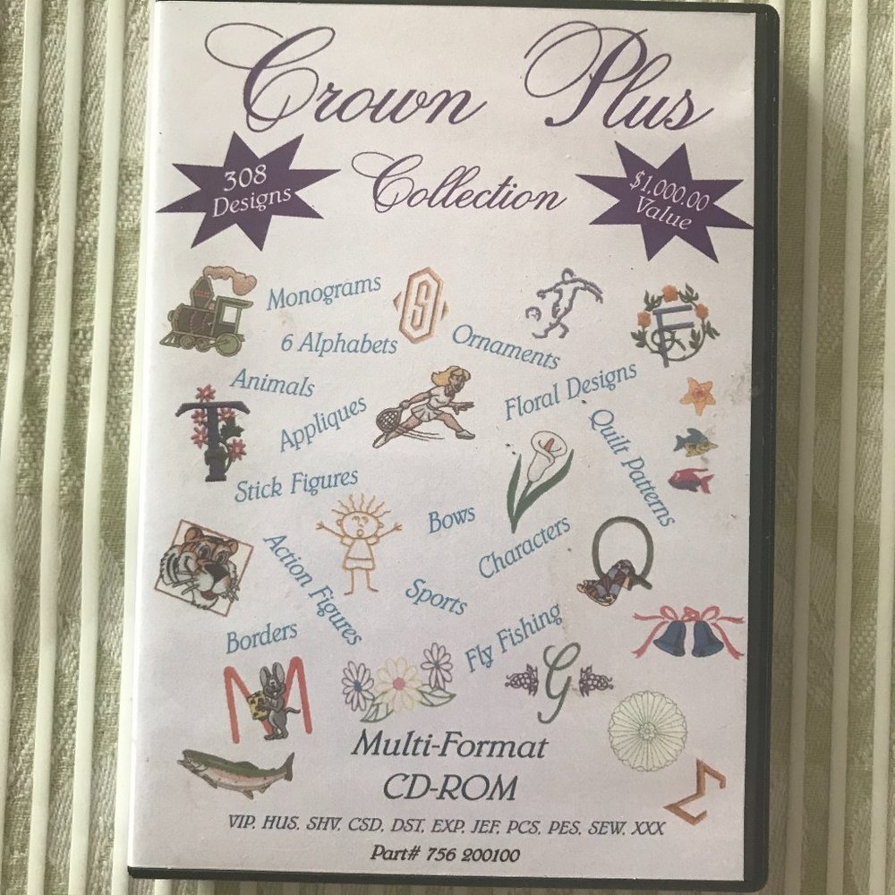 Viking Crown Plus Collection 308 EmbroideryDesigns - Picture 1 of 4